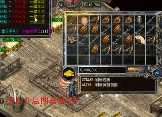 三职业后期谁更强? 三职业后期谁更强?