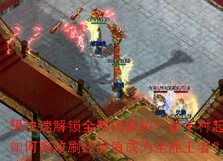 想快速解锁全部技能树?新手村起步如何高效刷经验值成为全能王者? 想快速解锁全部技能树?新手村起步如何高效刷经验值成为全能王者?