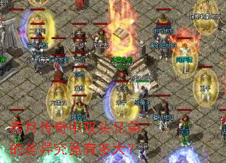 赤月传奇中双头兄弟的差异究竟有多大? 赤月传奇中双头兄弟的差异究竟有多大?