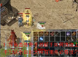 1.76合击传奇手游新手如何快速上手?从小白到大神有哪些必看技巧? 1.76合击传奇手游新手如何快速上手?从小白到大神有哪些必看技巧?